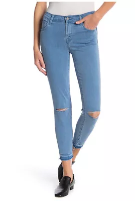 J BRAND Womens Capri Jeans Mid Rise Skinny Peaceful Blue Size 26W JB001552  • $76.49