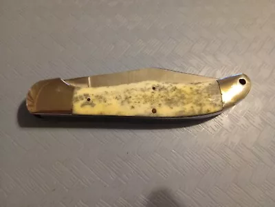 Vintage Parker Cut Co “The Hunter “Smooth Bone Pocket Knife Made In Japan • $40