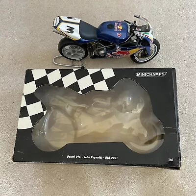 MINICHAMPS - 2001 Ducati 996 J.Reynolds BSB - 1:6 Scale.NEW • £199