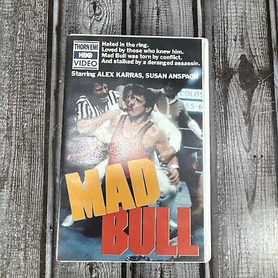 Mad Bull Betamax Not VHS Thorn EMI HBO Rare Orion Alex Karras  • $29.99