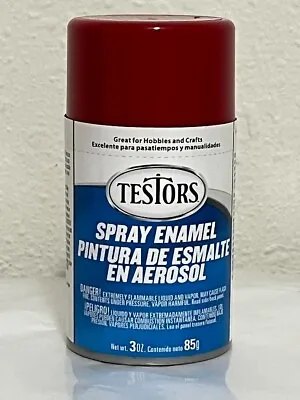 Testors Spray Paint    Gloss  Dark Red 1204T    Enamel 3oz Rust-Oleum Hobbies • $6.50