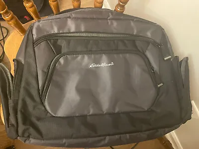 Eddie Bauer Messenger Bag Padded Laptop Computer Case Cross-Body Nylon • $49.99