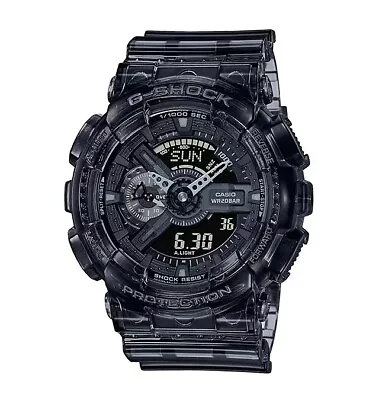 Casio G-Shock Alarm World Time Analog-Digital Black Dial Mens Watch GA-110SKE-8A • $89.99