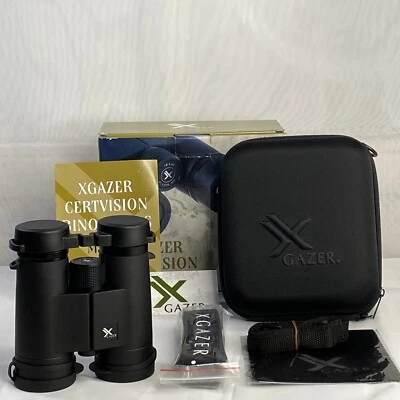 $55.24 • Buy Xgazer Optics Black Fully Multi Coated Waterproof Certvision Binoculars 10 X 42