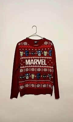 Marvel Christmas Sweater - Men's Size (XXL) - Spiderman/Iron Man Sweater • $11.99