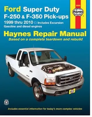 1999-2010 F250 F350 F-250 F-350 Diesel 4X4 5.4 6.4 7.3 Repair Manual Book 8566 • $32.95