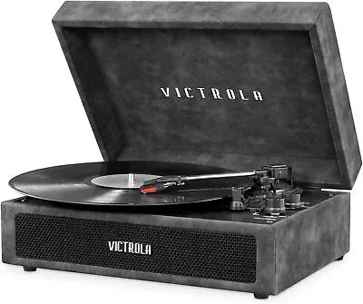Victrola Parker Bluetooth 3-Speed Compact Suitcase Turntable Record Player • $37.99