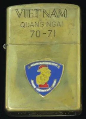 USMC 1st Infantry Training Regiment Quang Ngai 1970 1971 Vietnam Zippo Lighter • $75