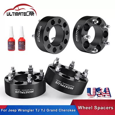 4Pcs 2  5x4.5 Wheel Spacers For Jeep Wrangler TJ YJ Cherokee XJ Liberty KJ 25mm • $69.96