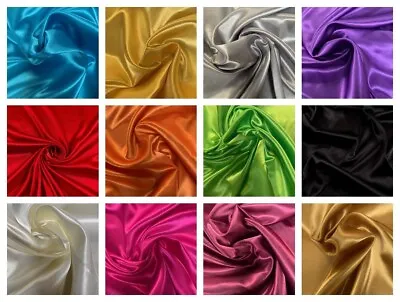 58/60  Charmeuse Satin Fabric - By The Yard • $5.99