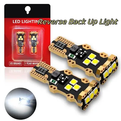 2X LED Reverse Back Up Light Bulb Super Light 6000K 921 912 W16W 904 906 916 • $8.91