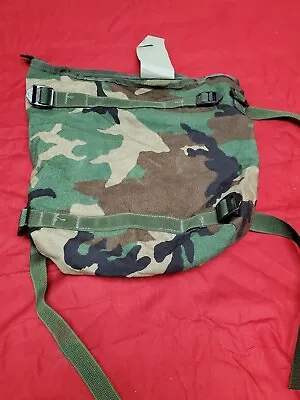 U.S.G.I Molle II Military Large Radio Pouch Woodland Camo Bag Tote Pack US • $30