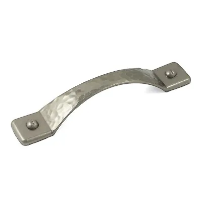 Mottled Pewter Finish Door / Drawer D Handle | Bow Kitchen Cupboard Cabinet • £4.24