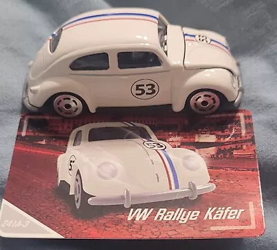 Majorette Volkswagen Vintage Beetle Herbie 53 White 1:64 3  No Package • $18.99