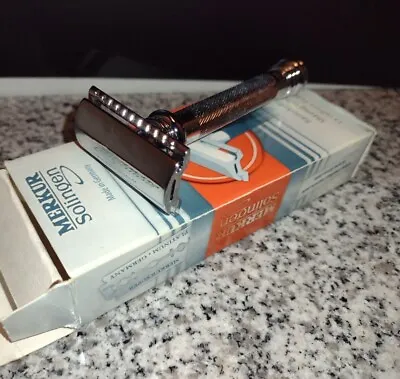 Merkur Razor #38 -HD Classic  Barber Pole  Long Safety Razor Made In Germany NEW • $58