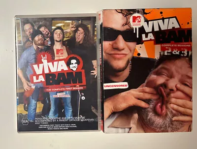 Viva La Bam Season 1-3 (DVD) PAL R4 MTV Bam Margera GC Jackass Stunts • $9.63