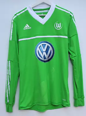 £79.99 • Buy WOLFSBURG 2012/13 Football Shirt Adidas Green Home Long Sleeve Mens Medium M