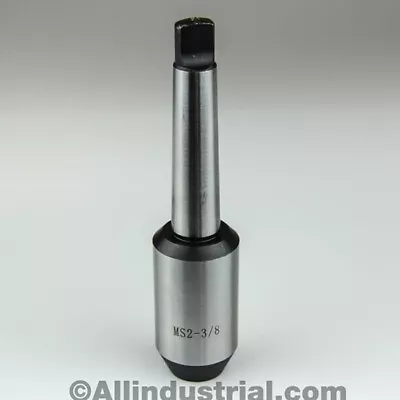 3/8  Mt2 Morse Taper End Mill Tang Tool Holder Adapter End 2mt • $18.99