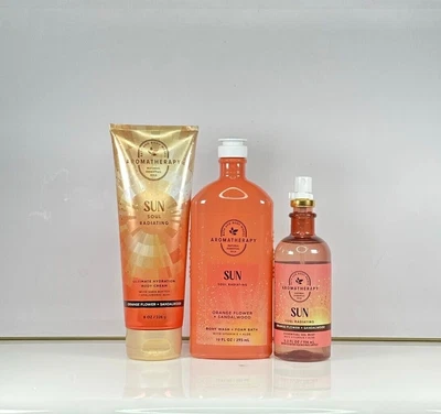 $15.95 • Buy Bath And Body Works ORANGE FLOWER SANDALWOOD Mist Cream Body Wash U Pick