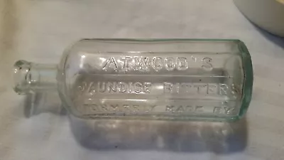 ATWOOD’S JAUNDICE BITTERS FORMERLY MADE BY MOSES ATWOOD GEORGETOWN MASS. Bottle • $10