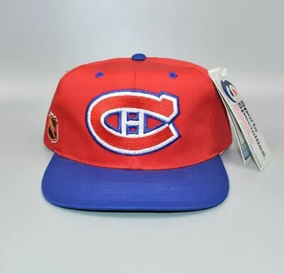 Montreal Canadiens Sports Specialties Vintage 90's Snapback Cap Hat - NWT • $99.95