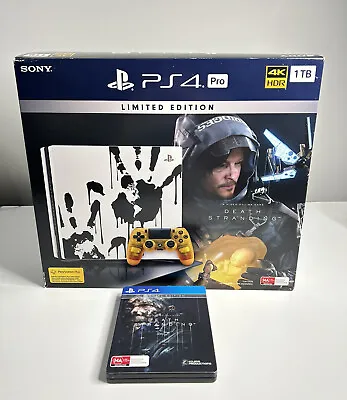 $750 • Buy Sony PlayStation 4 Pro 1TB Console Death Stranding Limited Edition PS4 AUS PAL