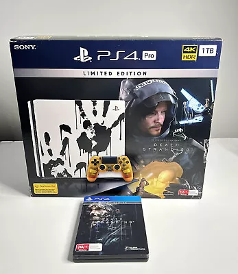 $750 • Buy Sony PlayStation 4 Pro 1TB Console Death Stranding Limited Edition PS4 AUS PAL