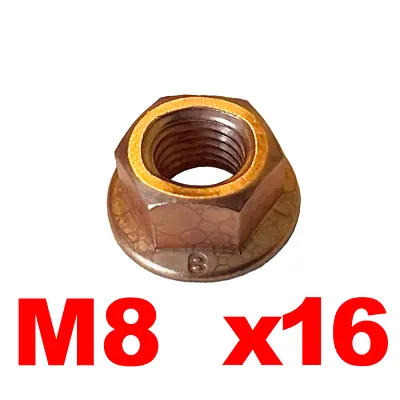 M8 Copper Nut X16 For BMW Exhaust System E30 E36 E46 E34 E39 Z3 18307620549 • $17.49