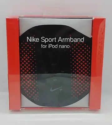 New Nike Sport Armband For Apple IPod Nano 1-5 GEN. Black & Red MSRP $29.00 • $8.95