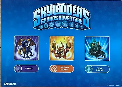 SKYLANDERS SPYRO'S ADVENTURE PACK For Wii - Complete Set - Gently Used • $40