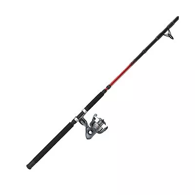 Quantum Optix Spinning Reel And 2-Piece Fishing Rod Combo Durable Fiberglass... • $74.99