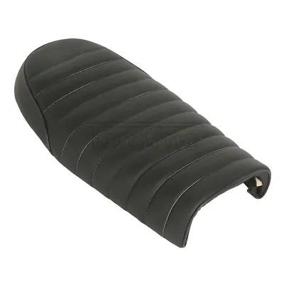 Motorcycle Black Cafe Racer Vintage Flat Cushion Seat Saddle For Honda CB CL NEW • $33.90