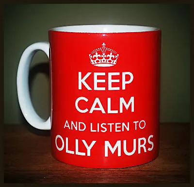 New Keep Calm And Listen To Olly Murs Gift Mug Carry On Cool Britannia Retro • £8.99