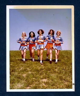 Vintage  Hi Spirited Teen Girl Cheerleader Running 1970's-Original Snapshot • $4.90