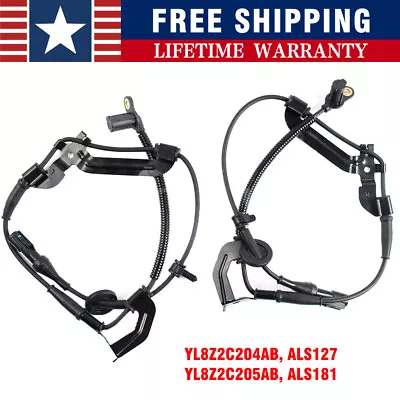 2x For 2001 - 2008 Ford Escape Front Left+Right ABS Wheel Speed Sensor XLS XLT • $24.12