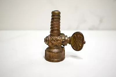 Nice Antique Deco Brass Gas Valve - Working / Twists Smoothly - Exclnt Condition • $15