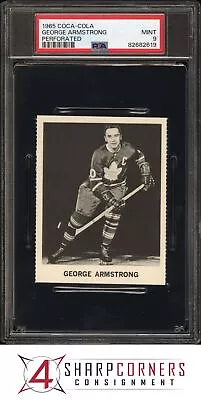 1965 Coca-cola Perforated George Armstrong Hof Pop 11 Psa 9 H3809384-619 • $85.49