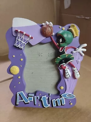 Vintage 1993 Looney Tunes Marvin The Martian 'Air Time' 3  X 4  Picture Frame! • $7.99