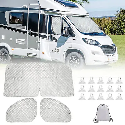£29.99 • Buy For FIAT DUCATO PEUGEOT BOXER 2006-2022 - Motorhome Thermal Screen Cover Blinds