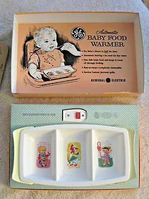 Vintage Ge Automatic Baby Food Warmer Yellow White General Electric New  Box Mcm • $49.99