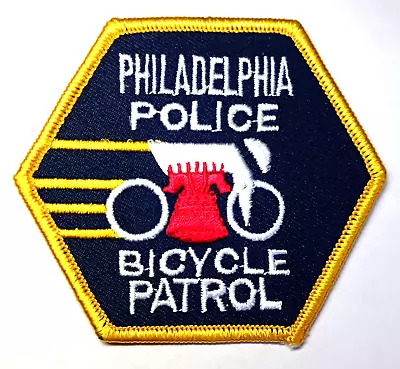 Philadelphia Pennsylvania Police Bicycle Patrol Patch - FREE Tracked US Shipping • $5.63