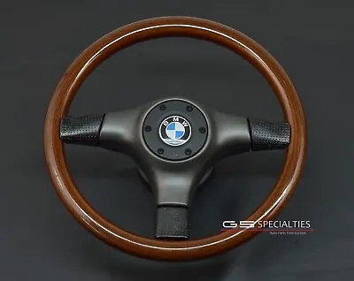 Nardi WOOD Steering Wheel BMW E30 M3 E24 E34 M5 E28 E32 HUB WOODLINE KBA70175 • $1510.50