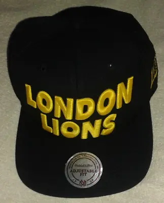 London Lions Basketball Mitchell & Ness Snapback Baseball Cap - New With Tags • £129.99