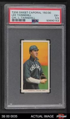 1909 T206 Lee Tannehill L. Tannehill White Sox VARIATION PSA 5.5 - EX+ • $750