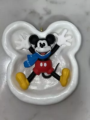 Mickeys Snow Angel DISNEY Hallmark Keepsake Ornament Mickey Mouse Reverse • $7.77