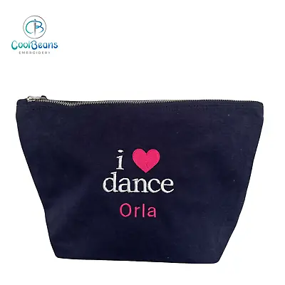 Love Dance Make Up Bag - Personalised - Accessory Bag • £9.99