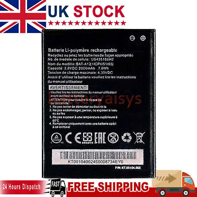 Battery For ACER Liquid Z520 2000MAH BAT-A12 Spare Parts Battery New • £8.66