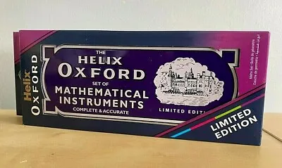 NEW Limited Edition Helix Oxford School Maths Tin Mathematical Instruments • £12.99