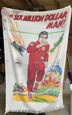 Vintage Six (6) Million Dollar Man Steve Austin Pool Beach Towel *Read* • $18.95