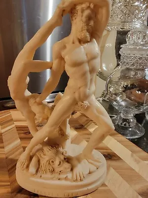 VTG “Ercole E Lica” Hercules Sculpture - A Santini- Nudes- Made In Italy • $49.98